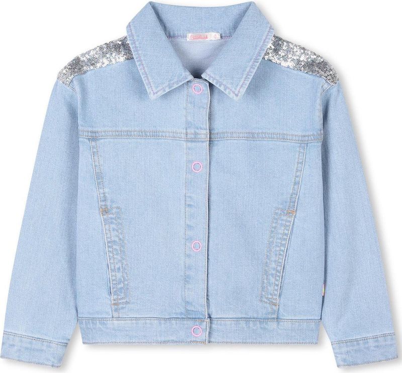 Billieblush - U20893 - Spijkerjack - Met Overhemdkraag - 2 Zakken - Drukknoopsluiting