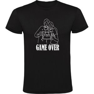 GAME OVER Heren t-Shirt | Zwanger | Zwangerschap | Bekend maken | Aankondiging | Baby |  Shirt
