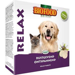 Biofood Relax Hond/Kat Rustgevend/Kalmerend 100 Stuks