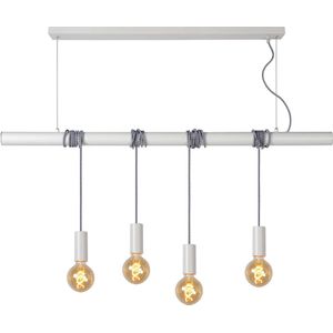 Lucide JAIME Hanglamp - 4xE27 - Wit