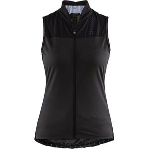 Craft Fietsshirt mouwloos Dames Zwart  / HALE GLOW SL JERSEY W BLACK - XS