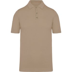 Spasso Ecologische tricot herenpolo SP203 - Wet Sand - XXL