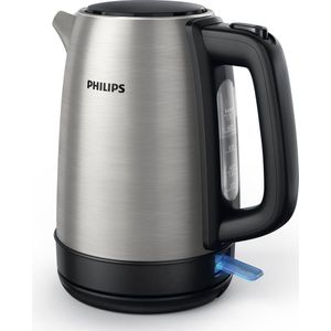 Philips Daily Collection Metalen deksel veermechanisme, indicatielamp, waterkoker, 1,7 l