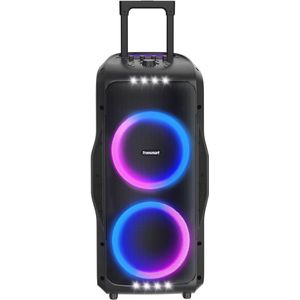 ​Tronsmart Halo 300 Portable Party Speaker 240W Power 20H Playtime Mic Guitar Input IPX4 Splashproof Custom Lights​​