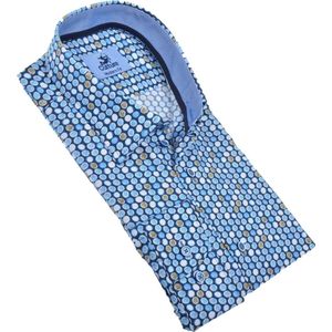 Eden Valley print blauw KM