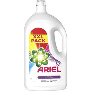 Ariel – Color – Turbo Clean Action – Wasmiddel voor Gekleurde Was – 3,5 L – 70 Wasbeurten - XXL Pack