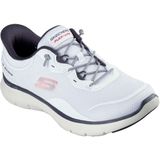Skechers - Flex Appeal 5.0 - Slip-on Sneakers - Wit-gecombineerd - Zacht Verdikt