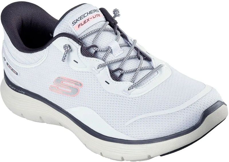 Skechers - Flex Appeal 5.0 - Slip-on Sneakers - Wit-gecombineerd - Zacht Verdikt