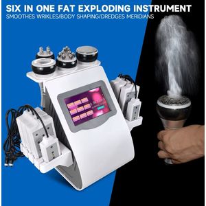 6-in-1 Ultrasone Cavitatie Machine voor Gewichtsverlies – Vacuüm, Lipo & Body Shaping voor Thuisgebruik