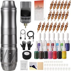 Lexium Tattoo machines - Professionele Tattoo Machine Set - Tattoo inkt - Tattoo set - Tattoo kit - Tatoeages volwassenen - Complete tattoo set