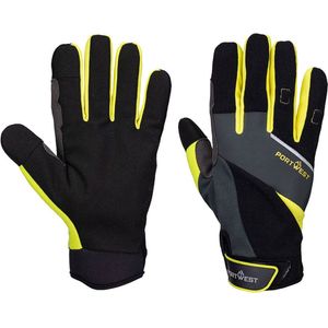 Portwest DX4 LR Snijbestendige Handschoen - Zwart/Geel - M