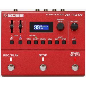 Boss RC-500 - Loop Station, 13 uur stereo opnametijd - Rood