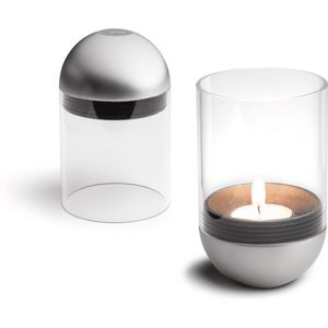 Höfats - Gravity Candle - Lantaarn - Terrasverwarmer / heater - Gegoten zink - Grijs