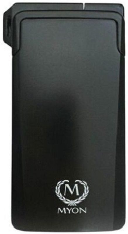 Myon - Pijpaansteker - Zwart - Jetflame en Zachte Vlam - 2 Jaar Garantie
