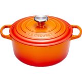 Le Creuset - Braadpan Signature - Oranjerood - Gietijzer - 3,3 Liter
