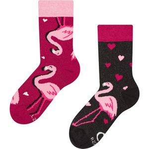 Kids' Sokken Flamingo's & Hartjes 23-26