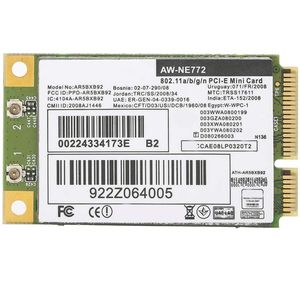 Wireless Network Card, Dual Band 5G Drive AR9280 AR5BXB92 WiFi PCIe Adapter, Support 802.11A/B/G/N, for XP/Win7/Win8/Win10/UBNT