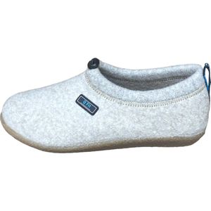 Q fit Cato Wol Off white pantoffel (Maat - 40, Kleur - Off white)