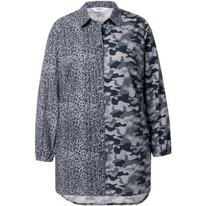 Angel of Style Angel of Style - Dames - Lange blouse straight fit - Zwart - Maat 54