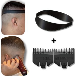 Fade Guide - Inclusief Fade Guide Band & Fade Guards - Tondeuse Opzetkammen - Geschikt voor Wahl & Babyliss
