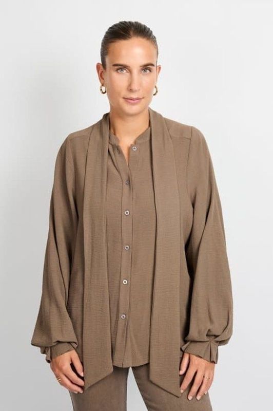 C&S The Label blouse bruin