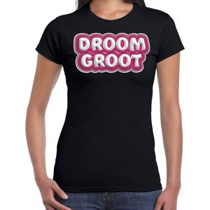 Bellatio Decorations Song T-shirt voor festival - droom groot - Europa - zwart - dames - Joost - fan M