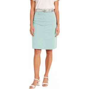 5-pocket midi-lengte trapeze rok