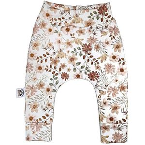 Broekje Bloemen Perzik -Off White - Little Adventure - Maat 62/68