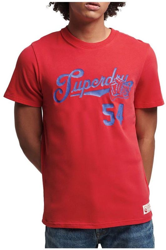 Superdry - Vintage Script Style - T-shirt - Katoen - Relaxte Pasvorm