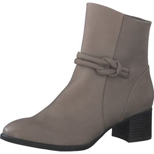 MARCO TOZZI MT Leather upper and Feel Me insole Dames Boot Heel - TAUPE NUBUCK - Maat 39