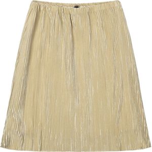 Rumbl Royal - Midi rok - Plissé - Goud/Zand - Maat 128/134