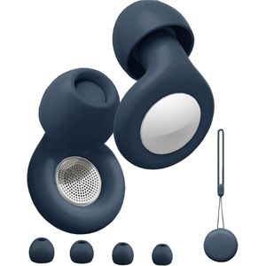 Ntech - Oordoppen voor Slaap - Blauw - Gehoorbescherming - 2 Paar - 27dB Geluidsdemping