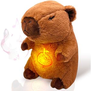 Klikkopers® - Breathing Capybara Knuffel - Ademende Knuffel - Ademhaling Knuffel Capybara - Kalmerend Capibara Knuffel - Breathing Capybara