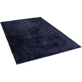 EVREN - Shaggy vloerkleed - Blauw - 200 x 200 cm - Polyester