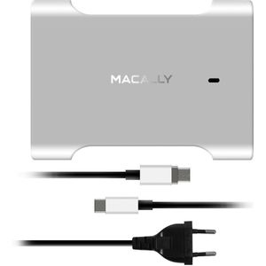 Macally CHARGER61-EU oplader met magnetische USB-C-kabel voor MacBook Pro, MacBook Air en elke laptop met USB-C