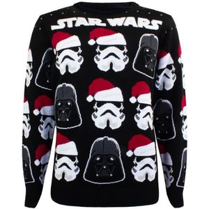 Star Wars Darth Vader & Stormtrooper Heren Christmas jumper - meerkleurig - XXL