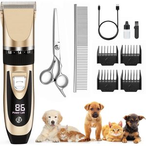 Equivera Hondentondeuse Dikke Vacht - Hondentrimmer - Hondentondeuse - Dieren Tondeuse - Honden Tondeuse Voor Trimmers