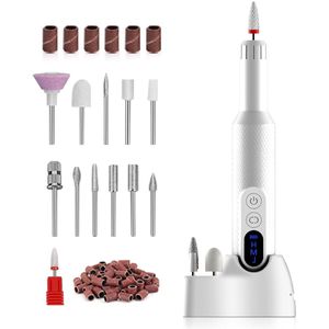 EXCITAT Nagelfrees - elektrische vijl nagels - Professionele nagelslijper - snoerloos - multifunctioneel - met LED-display - voor manicure