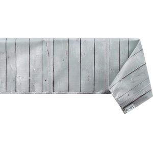 Raved Tafelzeil Hout  140 cm x  100 cm - Celadon - PVC - Afwasbaar