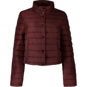 SUPERDRY Studios Boxy Fuji Jas Vrouwen Rich Deep Burgundy - Maat S