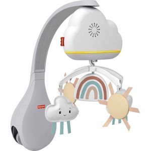 Regenboog Muziekmobiel voor Wieg of Babybedje, tafelmodel sluimerkastje met rustgevend geluid voor baby en peuter, HBP40
