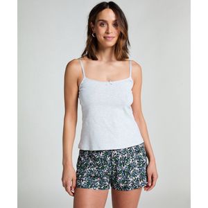 Hunkemöller Pyjamatop Pointelle Grijs XS