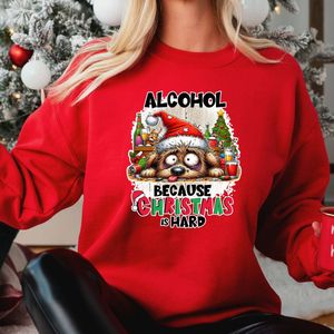 Kerstrui dames-foute kerstrui- Maat L- kerstborrel-Sweater