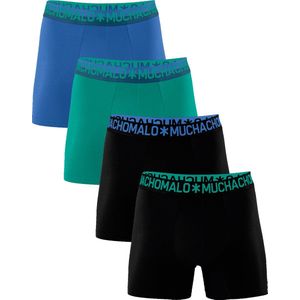 Muchachomalo Heren Boxershorts - 4 Pack - Maat XXL - 95% Bamboe - Mannen Onderbroeken