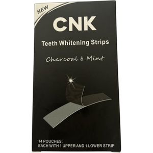 CNK Tandenbleek Strips Zonder Peroxide – 28 Stuks (14 Paar) – Witte Tanden – Veilige Tandenbleekset voor Thuis