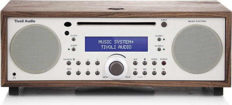 Tivoli Audio - Music System + - Alles-in-een Hi-fi-systeem - Beige/Walnoot