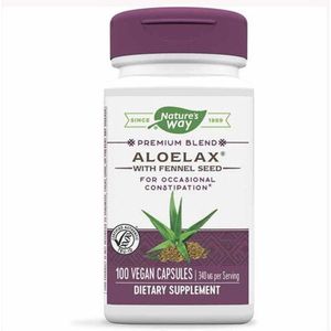 Nature's Way, Aloelax® with Fennel Seed, 340 mg, 100 Vegan Capsules