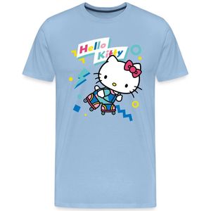 Hello Kitty Jaren 90 Stijlen Met Rolschaatsen Premium T Shirt Heren