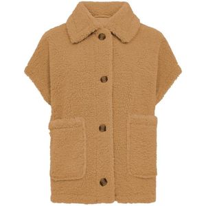 Freequent Gilet Fqlamby Waistcoat 206965 Simply Taupe Dames Maat - L