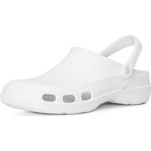 Ladeheid Clogs - Tuinschoenen - Lichte – Unisex – Wit – 43 - LA-LMG-885-Doctor2